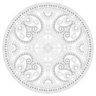 coloring book page for adults - zendala N29