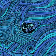 Decorative ornamental ethnic vector background N3