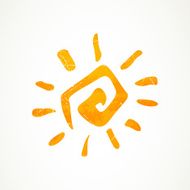 Vector Abstract Summer Sun N2
