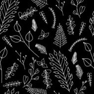Doodle ornate floral seamless texture N2