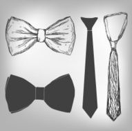 Bowtie and neck tie