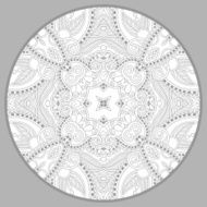 coloring book page for adults - zendala joy to older N40