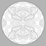 coloring book page for adults - zendala joy to older N41
