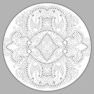 coloring book page for adults - zendala joy to older N42