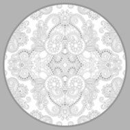 coloring book page for adults - zendala joy to older N43