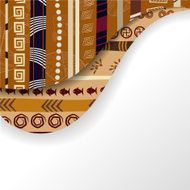 Abstract background with African elements