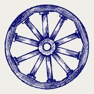 Wooden wheel