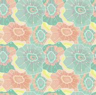 Abstract seamless floral pattern N5