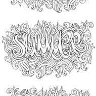 Summer hand lettering N3
