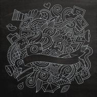 Photography doodles elements sketch background N2