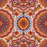 Vector geometric pattern with seamless texture Tribal ethnic ornament N7