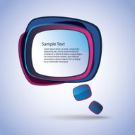 Big Colorful Speech Bubble N2