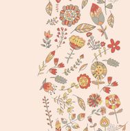 Flower pattern hand-drawn cute doodle N4