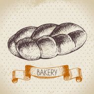 Bakery sketch background N13