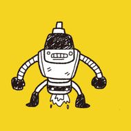 robot doodle N762