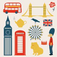 London vector set