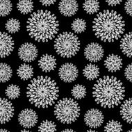 Seamless pattern with fireworks