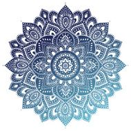Beautiful Indian floral ornament N14