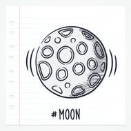 Doodle Moon Icon