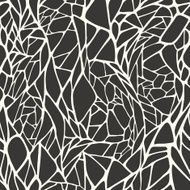Seamless pattern with hand drawn abstract geometric ornament N8