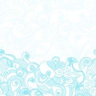 Seamless wave hand drawn pattern Abstract background N7
