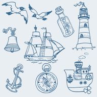 Doodle Sea Elements