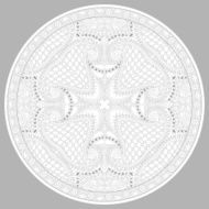 coloring book page for adults - zendala N47