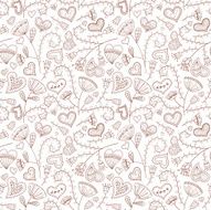 Romantic seamless floral pattern