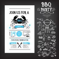 Barbecue party invitation N12