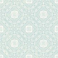 Hand-drawn blue abstract pattern