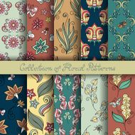 Seamless Floral Pattern (Vector) N71