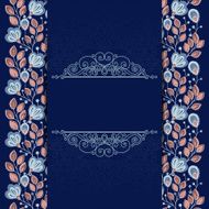 Vector Colored Floral Background N45
