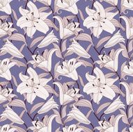 Seamless Floral Pattern N166