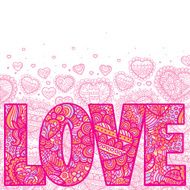 Love Doodle Background N3