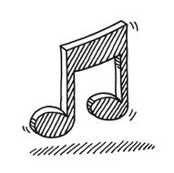Music Note Symbol Drawing