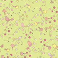 decorative pattern with birds