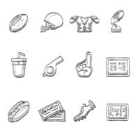 Sketch Icons - American Football