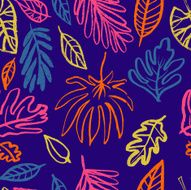 Floral tropical pattern design
