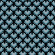 Peacock tail Seamless Pattern N2