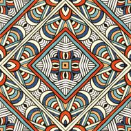 Abstract hand-drawn seamless vector pattern