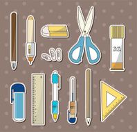 stationery stickers N4