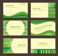 Set of business cards