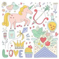 Valentines Day Doodle Collection N5