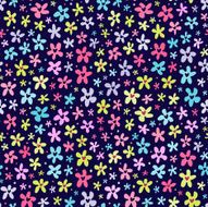 Floral seamless pattern with little bright flowers N3