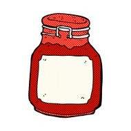 comic cartoon jam preserve