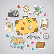 Travel stickers