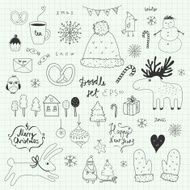 Vector Christmas and New Year illustration N2