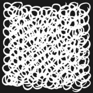 Black And White Tangle