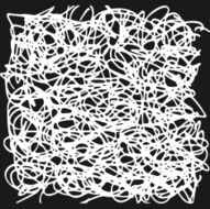 Black And White Scribble