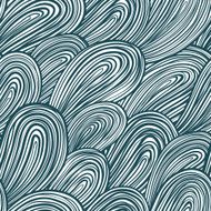 Seamless lined paisley pattern